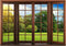 YYNXSY 10X10FT Office Backdrop for Video Conference, Window Background Screen for Photography Studio, Background Props