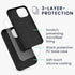 kwmobile Case for Apple iPhone 13 Pro Max - TPU Silicone Phone Cover with Soft Finish - Black