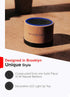 Symphonized Mp3 NXT Premium Genuine One Piece Solid Hand Carved Bamboo Wood Bluetooth Portable Speaker. Compatible