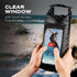 Statik MarCase Waterproof Dry Bag 2L, IPX8 Roll Top Small Bag with Touchscreen Window for Boating, Kayak Accessories,