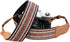 Ends,2" Padwa Lifestyle Speed Red Embroidered Camera Strap - Double Layer Cowhide Cotton Woven Camera Straps