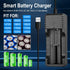 SAOPRKLER F1 21700/18650/16340 Flashlight Series USB-C Smart Power Bank, Charger Compatible with Batteries