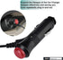 helpers lab 12V 2A 1A 5.5x2.1mm 8 DC Car Charger with Switch Universal Power Cord to Cigarette Lighter with Connector