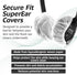 Sonic Technology Disposable Sanitary Ear Covers for Headphones: 50 Pair (2.5") Woven Paper Caps
