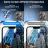 UniqueMe Privacy Screen Protector for iPhone 13 Pro Max, Tempered Glass & Camera Lens, Anti-Spy, Easy Install, 2+2 Pack.