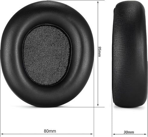 Replacement Earpads for Steelseries Arctis Nova Pro Wireless Headphones, Softer Leather Headset Ear Pads Cups (Black)