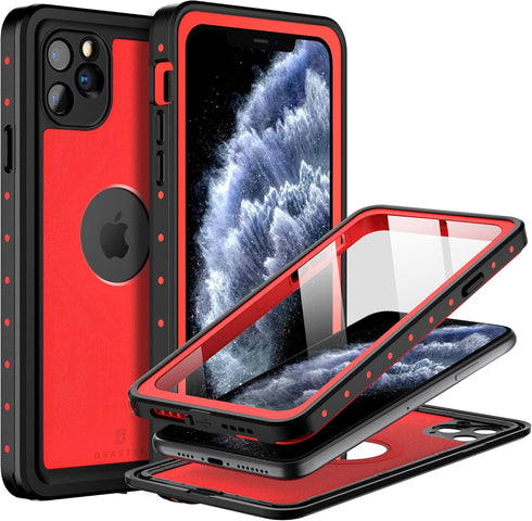 BEASTEK Waterproof Case for Apple iPhone 11 Pro Max, NRE Series Shockproof Underwater IP68 Case with Screen Protector