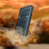 Mitywah Waterproof Case for iPhone X/XS, Heavy Duty Durable Metal Full Body Protective Case, Black