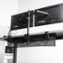 VIVO Clamp-on Under Desk Cable Net, 91 cm Workstation Wire Organizer for Home and Office, Black, DESK-AC36MH