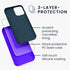 kwmobile TPU Silicone Case for Apple iPhone 12 / iPhone 12 Pro, Soft Finish, Baltic Blue