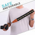 Padwa Lifestyle Camera Strap - 2" Full Grain Leather Ends, Vintage Embroidered Cotton Weave Soft Suede Fabric Padded
