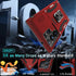 DEERLAMN Galaxy S24 Ultra Case - Red, Military Grade Shockproof, Slide Camera Cover, Screen Protector & Rotated Ring