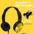 Kids Headphones Bulk 5 Pack, On Ear Color Varieties, Comfy Swivel Earphones for Classroom and Travel