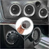 X AUTOHAUX 4" Silver Tone Speaker Grille Cover Mesh Trim, Round Subwoofer Grille Horn Protective Guard
