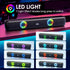 LEOTEC Computer Speakers with FM Radio,Stereo Sound,Portable Mini Sound Bar,Type-C Charging,AUX in,TF,USB for Computer