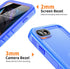 Cozycase Waterproof Case for iPhone SE3/SE2/7/8 - Shockproof Full Body Protection with Built-in Screen Protector (Blue)