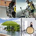PULUZ Double Camera Clamp Mount, Crab Plier Clip Bracket Magic Arm, Umbrella Clamp for Motorcycle, Bike, Desktop