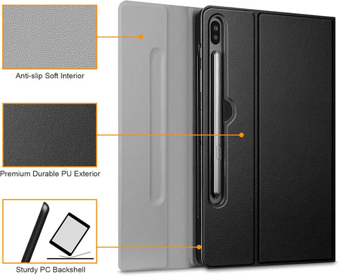 Fintie Keyboard Case for Samsung Galaxy Tab S6 10.5" 2019, Slim Cover with Detachable Wireless Bluetooth Keyboard, Black