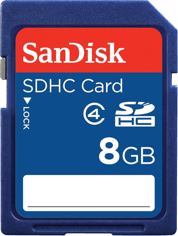 Sandisk 8GB SDHC Memory Card (RETAIL PACKAGE)