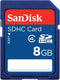 Sandisk 8GB SDHC Memory Card (RETAIL PACKAGE)