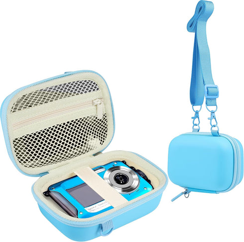 Leayjeen underwater camera case Compatible with YISENCE/HICSHON Waterproof Digital Camera Underwater Camera