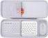 co2CREA Hard Case for Logitech Pebble 2 Combo K380 K380s, Off White, Compatible with Wireless Keyboard and Mouse Combo