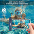JOTO 2 Pack Waterproof Phone Pouch, IPX8 Underwater Case for iPhone 15 14 13 Pro Max, Galaxy S24 S23 Ultra, Beach