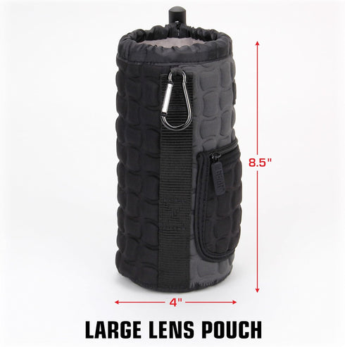 USA GEAR FlexARMOR-X Large Lens Case Pouch - Deluxe Padded Neoprene Protection for Lens up to 70-300mm