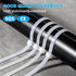 White Zip Ties 12 Inch 100 Pack Clear Industrial Cable Ties, UV Resistant Self Locking Wire Ties for Indoor Outdoor Use