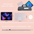 Wireless Bluetooth Keyboard with Touchpad - 10 Inch Round Key Wireless Keyboard, Rechargeable Ultra Slim Portable
