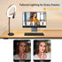UEGOGO 10 Desk Ring Light with Stand, LED Circle Light with Phone Holder for Computer Laptop Zoom Meetings, Video