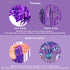Purple Tinsel Curtain Party Backdrop, GREATRIL Foil Fringe Curtain for Hunters Mermaid Themed Decorations, Pack of 2.