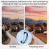 Nouiseuns 52 mm Clip On CPL Phone Camera Lens, Circular Polarizing Filter for Enhanced Mobile Photography, Polarizing