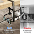 Sleclean Under Desk Cable Management Tray, Upgraded Long Arm Clamp, No Drill Steel Desk Cable Organizers