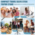 OneNine 67" 1/4 Selfie Stick Tripod for iPhone with Remote Control, Phone Holder and Screw, Adjustable Multi-Angle