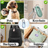 2 Pack Waterproof Holder for Samsung Galaxy SmartTag2, TPU GPS Tracker Protective Case with Keychain, Anti-Scratch
