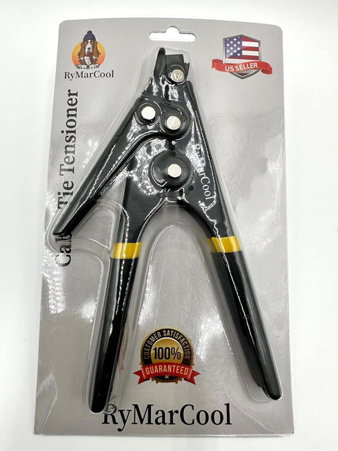 Cable Tie Tensioning Tool, Durable Steel with Comfortable Handles for HVAC and Trades