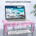 3 (PTT002-P), 1 Pack, WALI Computer Monitor Stand with Storage, Desk Monitor Riser Height Adjustable, Laptop Riser