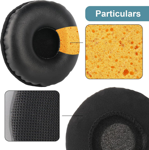 H600 Earpads Replacement for H390, H609, H600, H760 Wireless Headphones, Protein Leather and Noise Isolation Foam