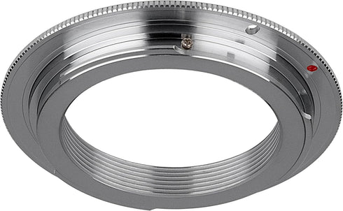 Fotodiox Pro Chrome Lens Mount Adapter - Compatible with M42 Lens to Canon EOS Mount D/SLR Cameras
