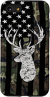 Deer Hunting Camouflage American Flag Whitetail Buck Case for iPhone SE (2020) / 7 / 8