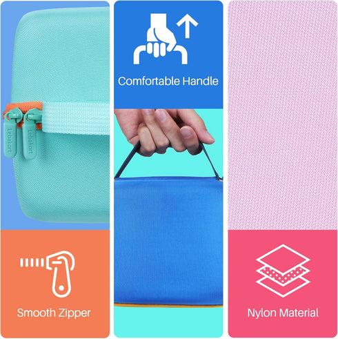 Hard Case Compatible with Yoto Player Kids Bluetooth Speaker, Kids Audio Music Player, Audiobook Cards Radio (Pink +