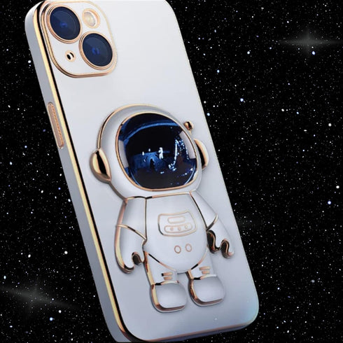 2 Pack Astronaut Phone Ring Holder Finger Kickstand - Cute Foldable ABS Space Phone Back Grip for All Phones and