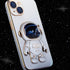 2 Pack Astronaut Phone Ring Holder Finger Kickstand - Cute Foldable ABS Space Phone Back Grip for All Phones and