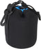 PATIKIL Camera Lens Bag - 3.3" ID x 5.5" H Drawstring Pouch - Thick Protective Neoprene for DSLR Camera Lens