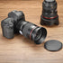 PATIKIL 43mm Lens Hood, Wide Angle Matte Surface Anti-reflective Hood with Cap and Cleaning Cloth for Nikon, Fujifilm