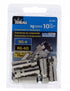 IDEAL Electrical 92-651 RTQ XR RG-6 Reg/Tri/Quad Compression F-Connector, (Card of 10), Silver