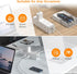 Surge Protector Power Strip 10 FT, TESSAN Ultra Thin Flat Plug with 9 Outlets and 3 USB Ports, Desk Charging Station