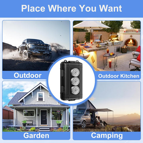 Upgraded Waterproof Magnetic GPS Tracker Box, Magnetic Key Holder for Car, Fits Most Brands GPS, Magnetic Stash Box