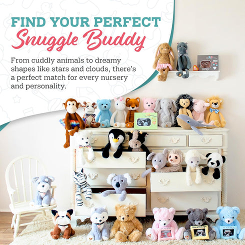 My Baby's Heartbeat Bear 20 3x5 My Babys Heartbeat Bear, Second Re-Recordable Voice Recorder Plush Keepsake, Ultrasound